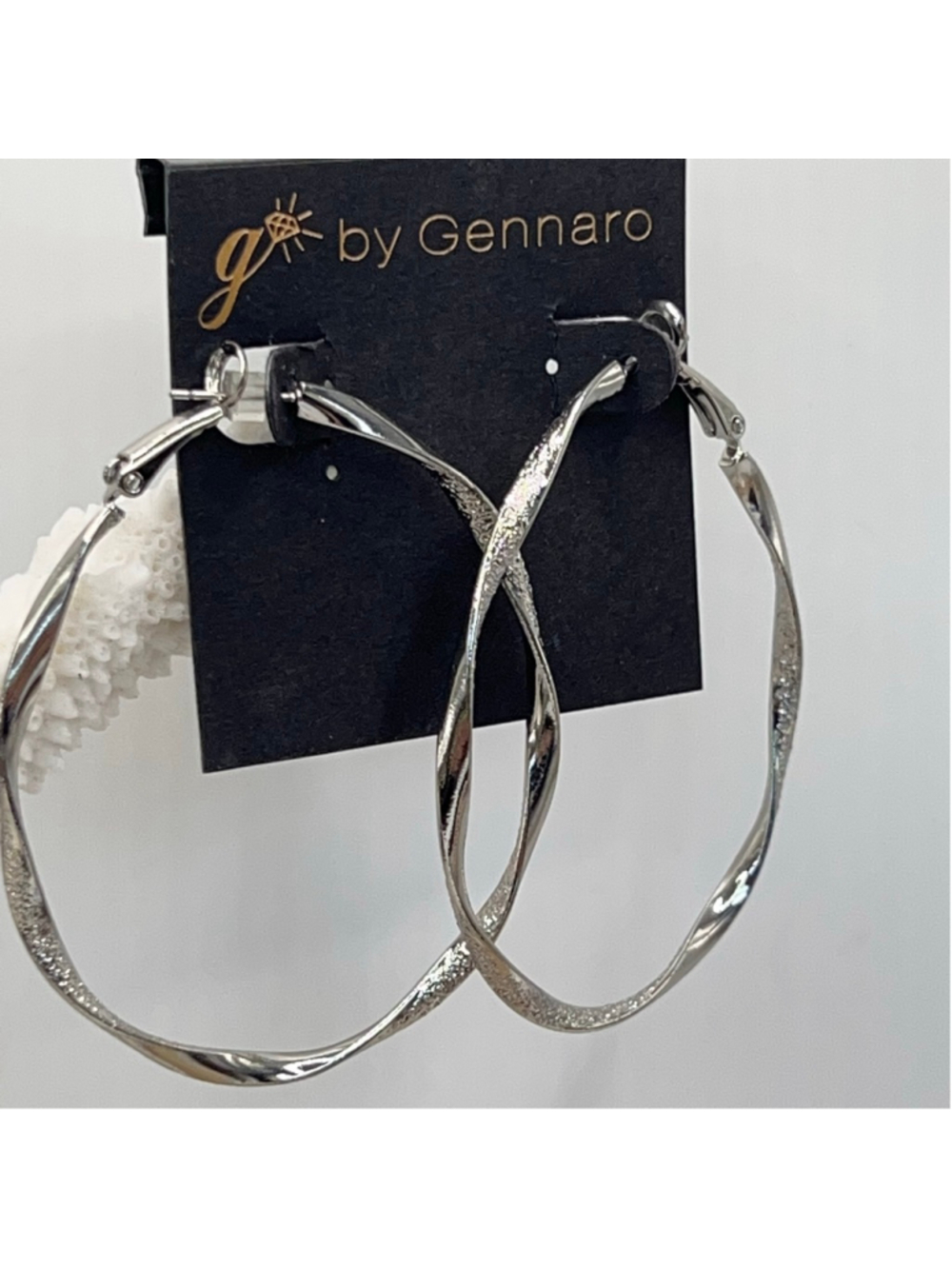 Gennaro silver hoop earrings